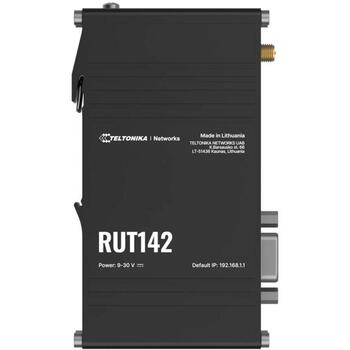 Teltonika беспроводной маршрутизатор RUT142 RUT142000000, 802.11n, 10/100 Mbit/s, 1 RJ-45 порт, поддержка VPN, алюминиевый корпус (RUT142000000)