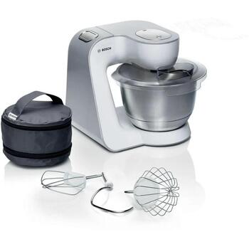 Bosch Кухонный комбайн MUM58200, 1000 W, 7 скоростей, 3.9 L, Белый, Замесчик, миксер, венчик (MUM58200)