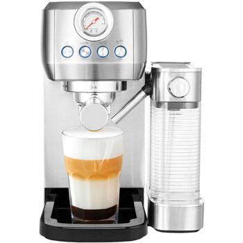Gastroback 42722 Design Espresso Piccolo Pro M, 1350W, 20 бар, 1.3л, автоматический вспениватель молока, манометр (42722)