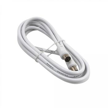 Sbox аудиокабель RF2/R, 2м, RF M, RF F, белый, 1x1,0 CCS, 5,0 PE пена, AL, 32x0,12 AL, MG жилы (RF2/R)
