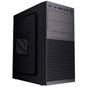 Gembird Корпус компьютера Fornax K300 CCC-FC-K300, 2x USB 3.0, 2x USB 2.0, черный, Mini Tower, Micro ATX (CCC-FC-K300)