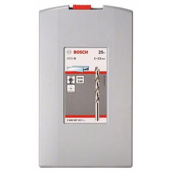 Metāla urbis HSS-G PROBOX komplekts, 135° leņķis, 25 gab., 2608587017 BOSCH (2608587017)