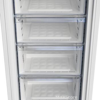 Beko Морозильник B5RFNE274W, 220L, 151.5см, класс E, No Frost, 1 дверь, 38дБ (B5RFNE274W)