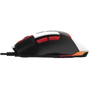 Tracer spēļu pele GameZone Spectra TRAMYS47840, 7200 dpi, USB, optiskā, RGB, 8 pogas, balta (TRAMYS47840)