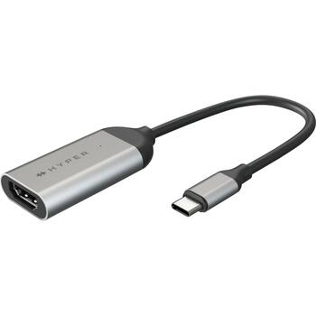 Hyper USB-C на HDMI адаптер HD-H8K-GL, 8K60Hz, 4K144Hz, USB-C мужской, HDMI женский (HD-H8K-GL)