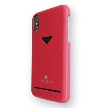 VixFox Чехол CSBS-Sam-S9-red, 5.8'', рубиновый, совместим с Samsung Galaxy S9, веганская кожа, нескользящая поверхность (CSBS-Sam-S9-red)