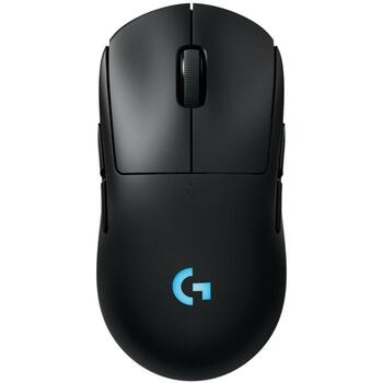 Logitech spēļu pele Pro 2 LIGHTSPEED 910-007296, 32000 DPI, 8 pogas, USB 2,4 GHz, melna, bezvadu, optiskais sensors HERO 2 (910-007296)