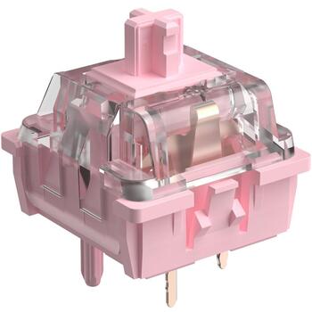 White Shark Механические переключатели ROSERIFT-65, 65 шт., 43г, 1,9мм, 4мм, 5 контактов, розовый (ROSERIFT-65)