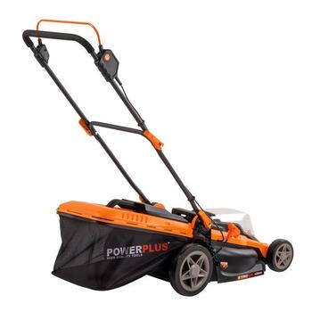 Powerplus POWDPG75610 akumulatora zāles pļāvējs zāliena pļaušanai 40V 420mm bezsuku 25-75mm līdz 500m2 zālienam bez akumulatora un lādētāja (POWDPG75610)