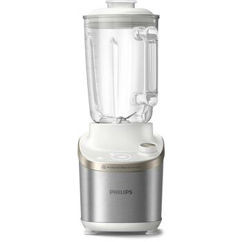 Philips стационарный блендер HR3760/01, мощность 1500 Вт, объем 2 л, максимальная скорость 22000 об/мин, стеклянная чаша (HR3760/01)