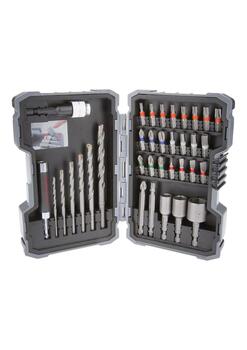 Urbjmašīnām/skrūvgriežiem, skrūvgriežiem BETONA URBJU UN SKRŪVGRIEŽA UZGAĻU KOMPLEKTS EXTRA HARD, 35 DAĻAS BOSCH 2607017571 (2607017571)