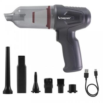 Beper mini putekļsūcējs un gaisa pūtējs P202ASP410, 80W, 11kPa, 20min, litija akumulators, USB Type-C, mazgājams HEPA filtrs (P202ASP410)