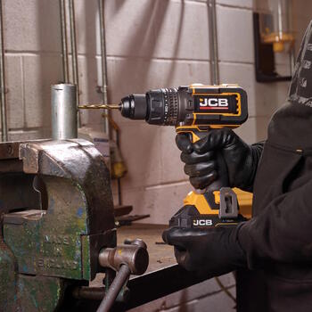 JCB JCB-18PCD-160-5 Professional 18V бесщеточная дрель-шуруповерт для тяжелого сверления и закручивания 160Нм 2x5.0Ач аккумуляторы зарядное устройство 4.5А (JCB-18PCD-160-5)