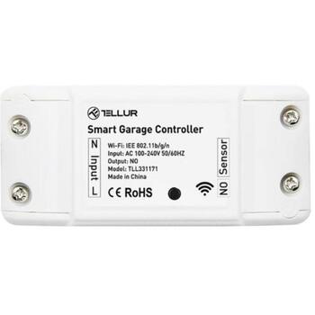 Tellur WiFi Управляющий Комплект Для Гаражных Ворот TLL331171, AC100-250V, 10A, 2200W, 2,4GHz, IEEE 802.11b/g/n (TLL331171)
