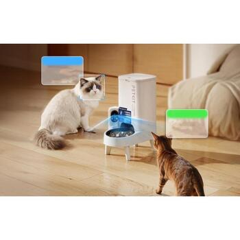 Petkit Gudrais mājdzīvnieku barotājs Yumshare SOLO 2, 3 L, 1-10 ēdienreizes dienā, 1-5 porcijas, Wi-Fi 2.4 & 5 GHz (Yumshare SOLO 2)