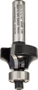 Noapaļošanas frēze HM R=6 mm, divpusējā, Rokas frēzēm, malu frēzēm NOAPAĻOŠANAS FRĒZE STANDARD FOR WOOD, 2608628340, BOSCH (2608628340)