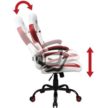 Subsonic Spēļu krēsls SA5573-AC1, 110-120cm, 64cm, 12.5kg, Eko āda, Fiksēti roku balsti, Šūpošanās funkcija (SA5573-AC1)