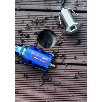 Bosch Construction caurumu zāģis 2608900472, 73mm, Power Change, HEX, karbīds, sausai urbšanai, kokam (2608900472)