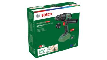 Akumulatora urbjmašīna-skrūvgriezis AdvancedDrill 18V-80 QuickSnap, 06039E2000 BOSCH (06039E2000)