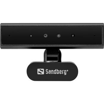 Sandberg Vebkamera 134-44, 2560 × 1440 px, 5 MP, USB Type-C, 1.5 m, sejas izsekošana, 30 fps, Windows 10, 11 (134-44)