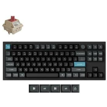 Keychron Клавиатура Q3U-M1 80% TKL, 2.4 GHz, Bluetooth 5.3, RGB LED, 660 ч времени работы от батареи, PBT клавиши (Q3U-M1)