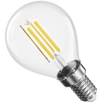 Emos LED лампочка MINI GLOBE ZF1A43, 3,8 Вт, 806 лм, 230 В, 50 000 часов, E14, нейтральный белый, 360°, класс A (ZF1A43)