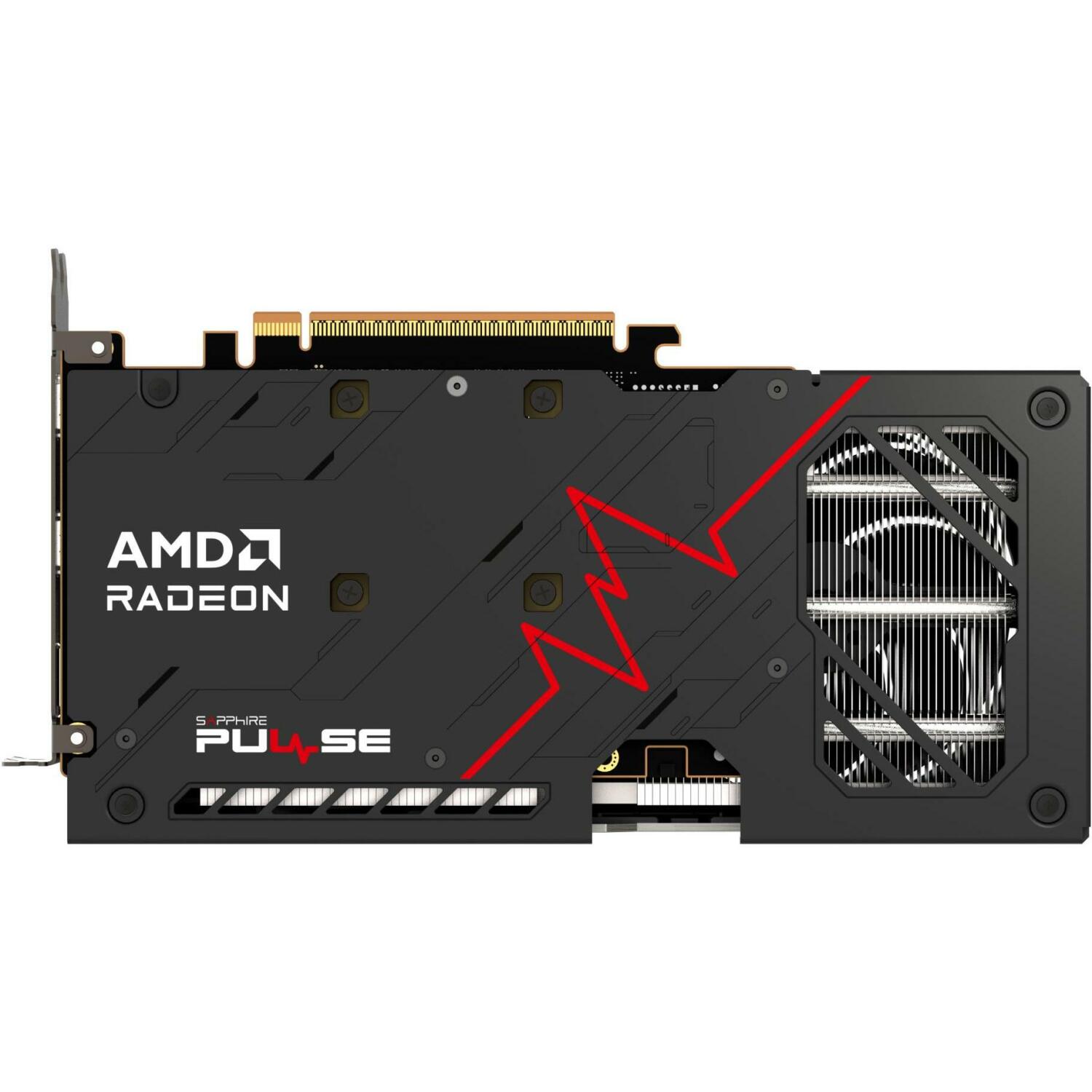 Sapphire Видеокарта PULSE 11350-03-20G 16GB GDDR6, 7680 x 4320, PCIe x16 5.0, 2 вентилятора, 32 вычислительных блока (11350-03-20G)