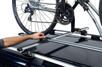 Velosipēda jumta turētājs ar ātro fiksāciju, 17 kg celtspēja, 69-532, THULE (69-532)