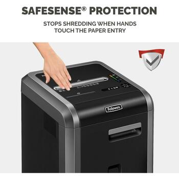 Fellowes Шредер 225Ci 24 листа Резка поперек 4 x 38 мм Уровень безопасности P-4 60 литровый контейнер (4622001)