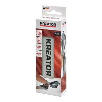 Kreator точильный камень KRTH23204, 160x5x25mm, #150, #240, средняя и мелкая зернистость (KRTH23204)
