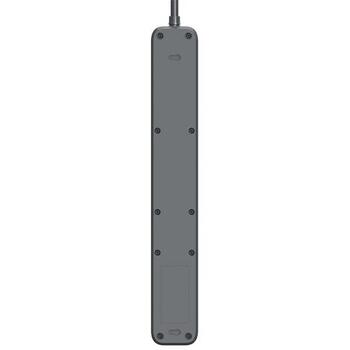Tracer Pagarinātājs TRALIS47025, 1.5m, 3680W, 240V, 6 ligzdas, 2 USB 2,1A, mehāniskā bloķēšana, aizsardzība pret pārspriegumu (TRALIS47025)