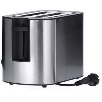 Severin AT 2589 tosteris, 800W, 2 šķēles, nerūsējošs tērauds, elektroniska brūnuma kontrole, atkarsēšana, atcelšanas poga (2589)