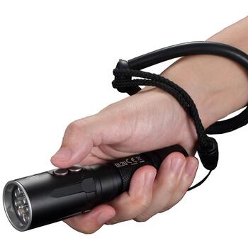 Nitecore Rokas lukturis DL30, 1000 lm, 12400 cd, 18650/CR123 akumulators, 9 h akumulatora darbības laiks, 34 mm galvas diametrs (DL30)