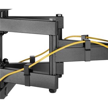 Goobay настенное крепление TV Wall Mount Pro FULLMOTION (L) 49932, 200x200-600x400mm, 15°, 60°, черный (49932)