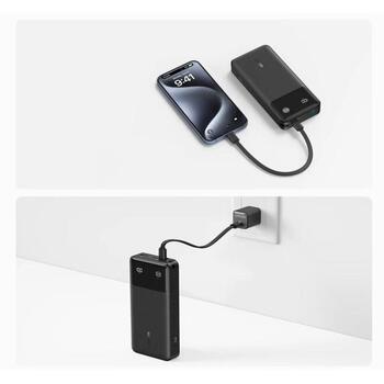 Anker Power Bank A1384G11, 20000 мАч, 30 Вт, черный (A1384G11)