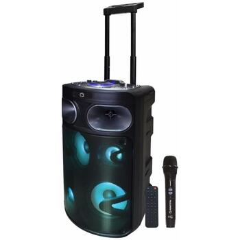 Manta Караоке колонка SPK0803B140, 140W, Bluetooth, FM радио, AUX, USB, MicroSD, 4ч воспроизведения (SPK0803B140)