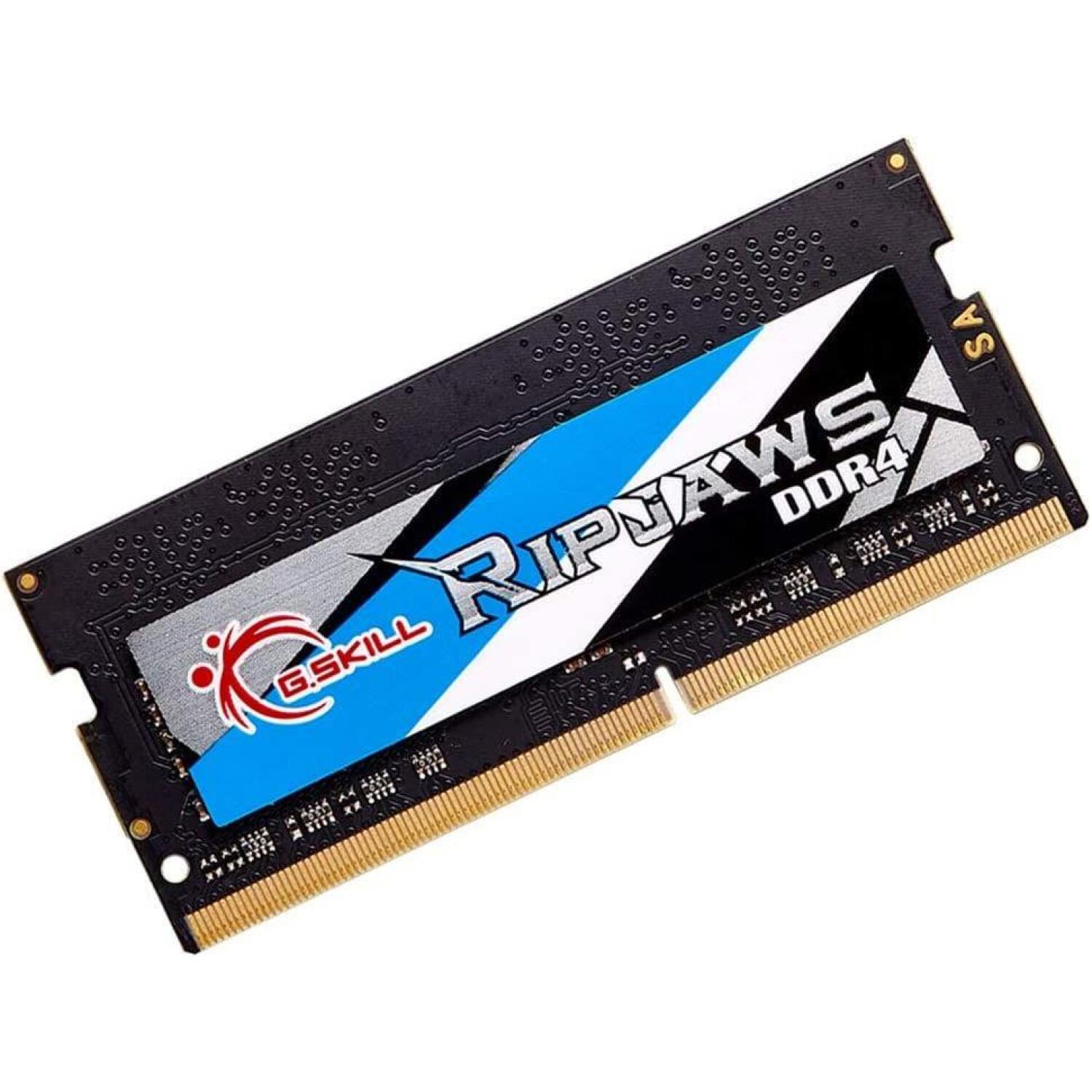 G.Skill Ripjaws F4-3200C22D-32GRS модуль памяти, 32GB, 2x16GB, DDR4, 3200MHz, CL22, 1.2V, SO-DIMM, радиатор (F4-3200C22D-32GRS)