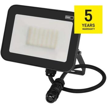 Emos LED-прожектор INOVO ZS2632, 30 W, 3300 lm, 220-240 V, 140 mA, IP65, алюминий, стекло, 4000 K, 120°, 50 000 ч (ZS2632)