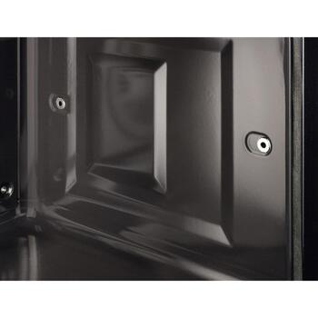 Electrolux LKK540232X газовая плита с электрической духовкой, 57л, 50см, черная эмаль, таймер, отдельностоящая (LKK540232X)