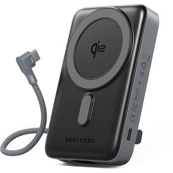 POWER BANK WRL 10000MAH 35W/GREY FKHH0 VENTION (FKHH0)