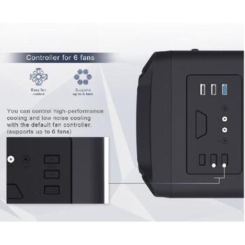 Zalman Корпус для компьютера I3 Edge, 2x3,5