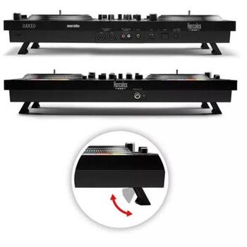 Hercules DJ контроллер DJControl Inpulse T7 4780928, 1 моно, USB подключение, портативный, колонки (4780928)