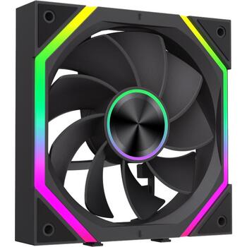 Gamemax Korpusa ventilators FN12A-N2 WL-R, 120mm, 58.6cfm, 800-2000rpm, Hidrauliskais gultnis, 30.6dBA (FN12A-N2 WL-R)