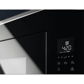 Electrolux KMFE264TEX iebūvējamā mikroviļņu krāsns, 900W, 5 līmeņi, 325mm, TouchOpen, LED, 220-240V (KMFE264TEX)