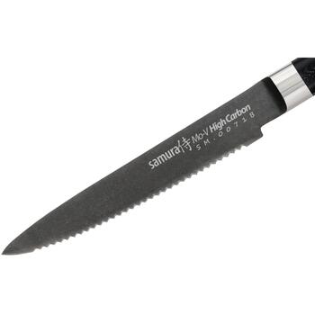 SAMURA Нож для томатов SM-0071B, 120мм, AUS-8, 58HRC, рукоять G-10, Stonewash (SM-0071B)