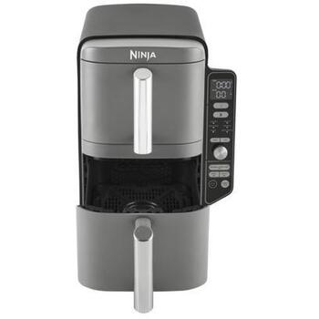Ninja aerogrils SL400EU, 2470 W, 9.5 l, 40 - 240 °C, 2 atvilktnes, taimeris, termostats, nerūsējošais tērauds (SL400EU)