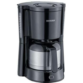 Severin KA 4835 кофеварка, 1000 Вт, 1 л, черный, пластик, отдельностоящий, автоотключение (KA 4835)