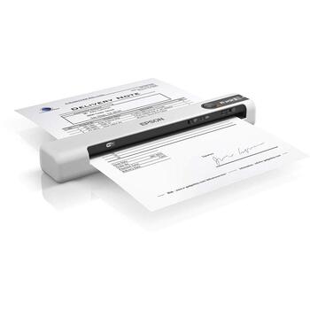 Epson Pārnēsājams skeneris DS-80W B11B253402, 600 x 600 DPI, 300 skenējumi/dienā, Wi-Fi, USB 2.0, 1 lapas padeve (B11B253402)