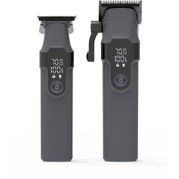 Ray Battler машинка для стрижки волос RB 6922, 9 насадок, 180 мин, USB-C, LED-дисплей, дорожный чехол (RB 6922)