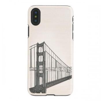 Man&Wood Чехол M8055B, 5.8'', С изображением, Apple iPhone XS / X, натуральное дерево, поликарбонат (M8055B)